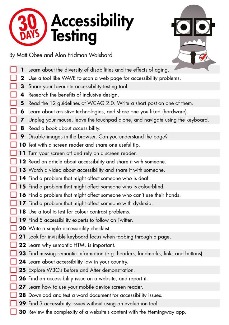 30 Days of Accessibility Testing